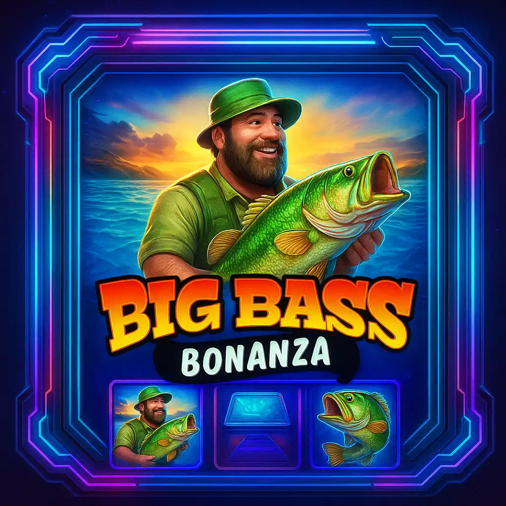 Big Bass Bonanza slot game cover art