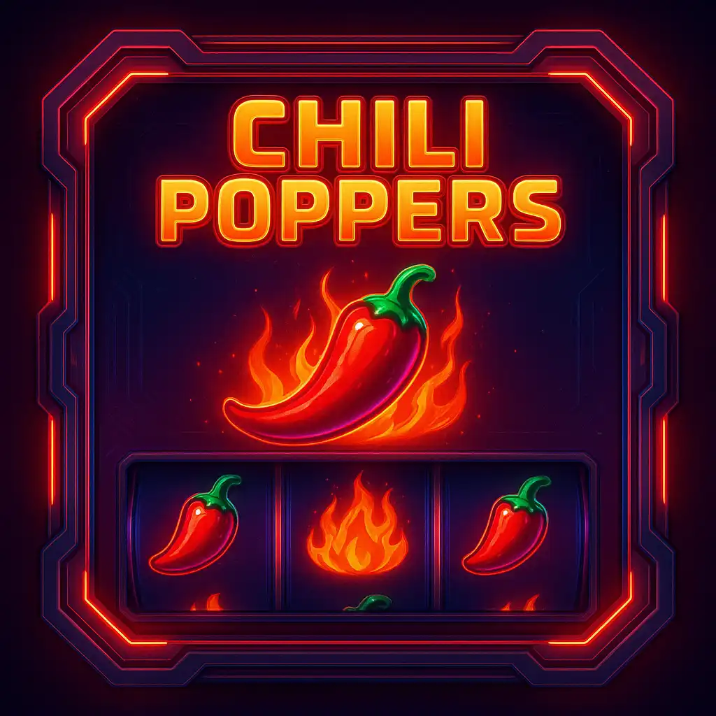 Chili Poppers slot game cover art