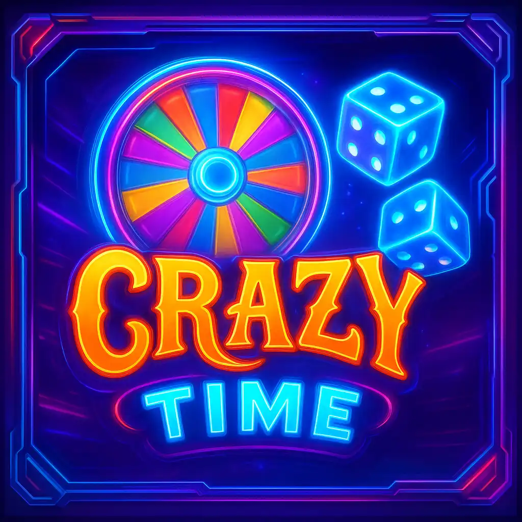 Crazy Time slot game cover art