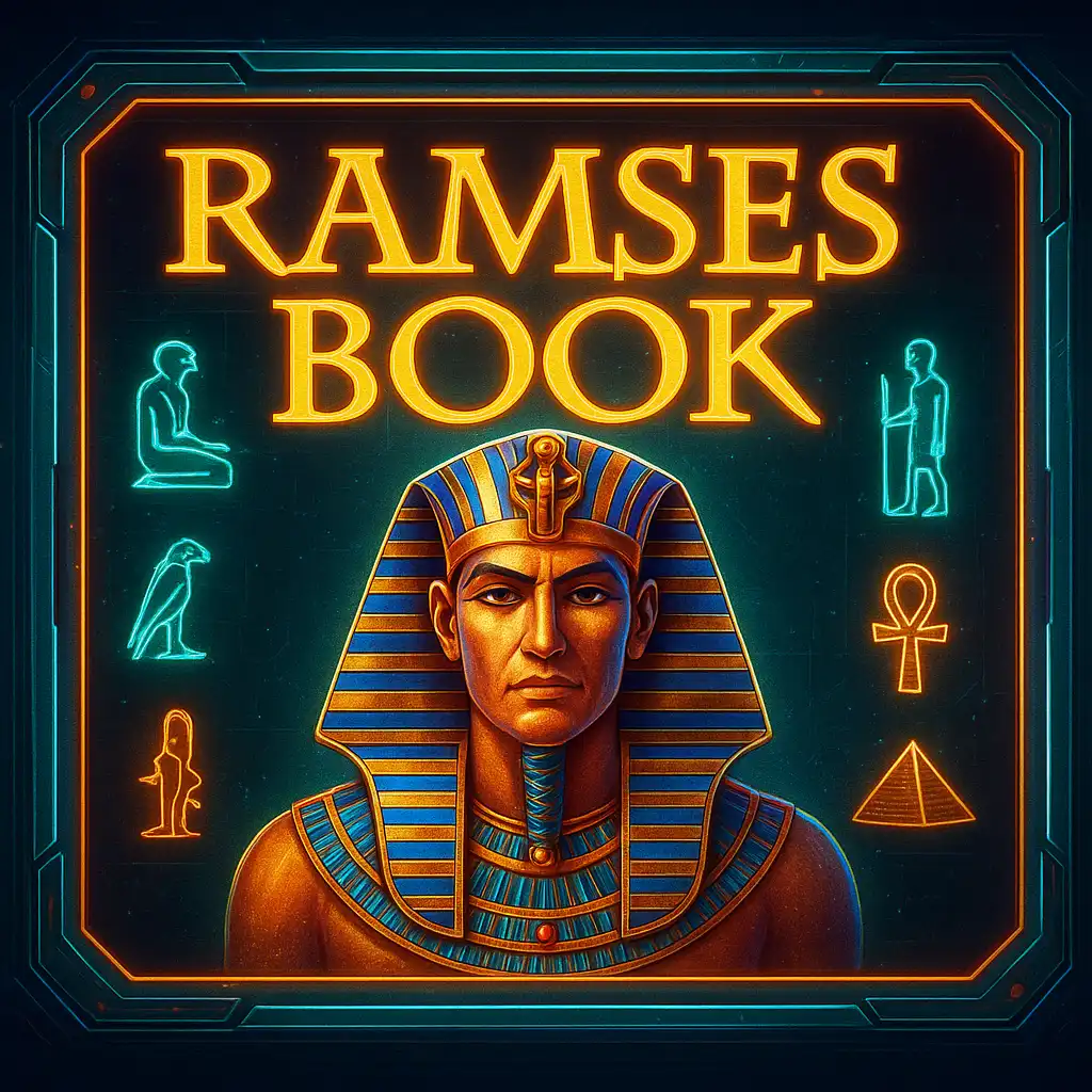 Ramses Book slot game cover art